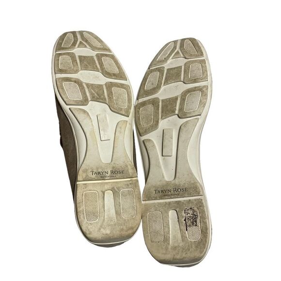 Taryn Rose Taupe Nubuck Suede Driving Loafers size 43.5 or 10.5 Men’s - Picture 6 of 9